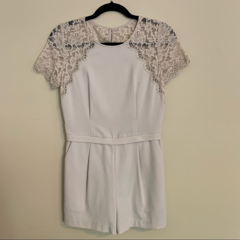 BCBG Maxazria “Mandana” Lace Romper